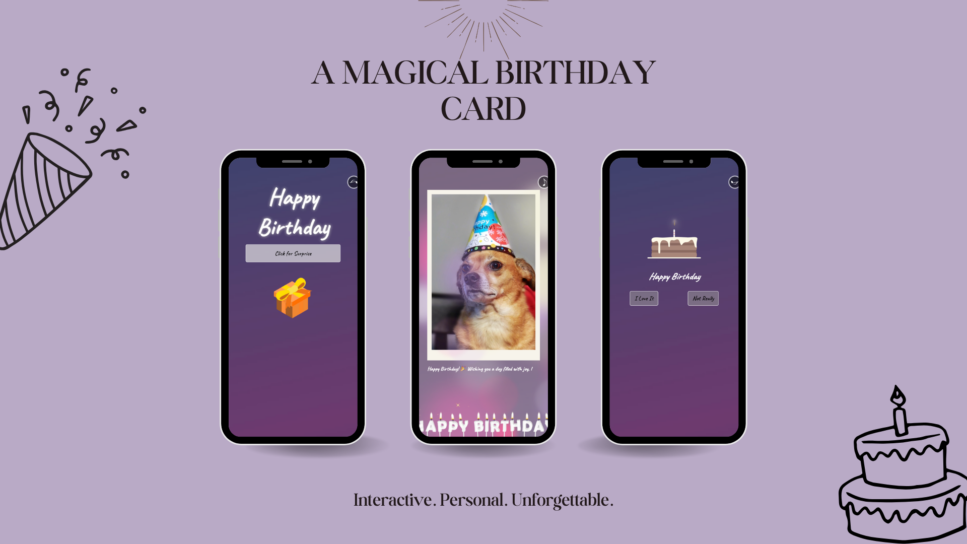 Birthday greeting card