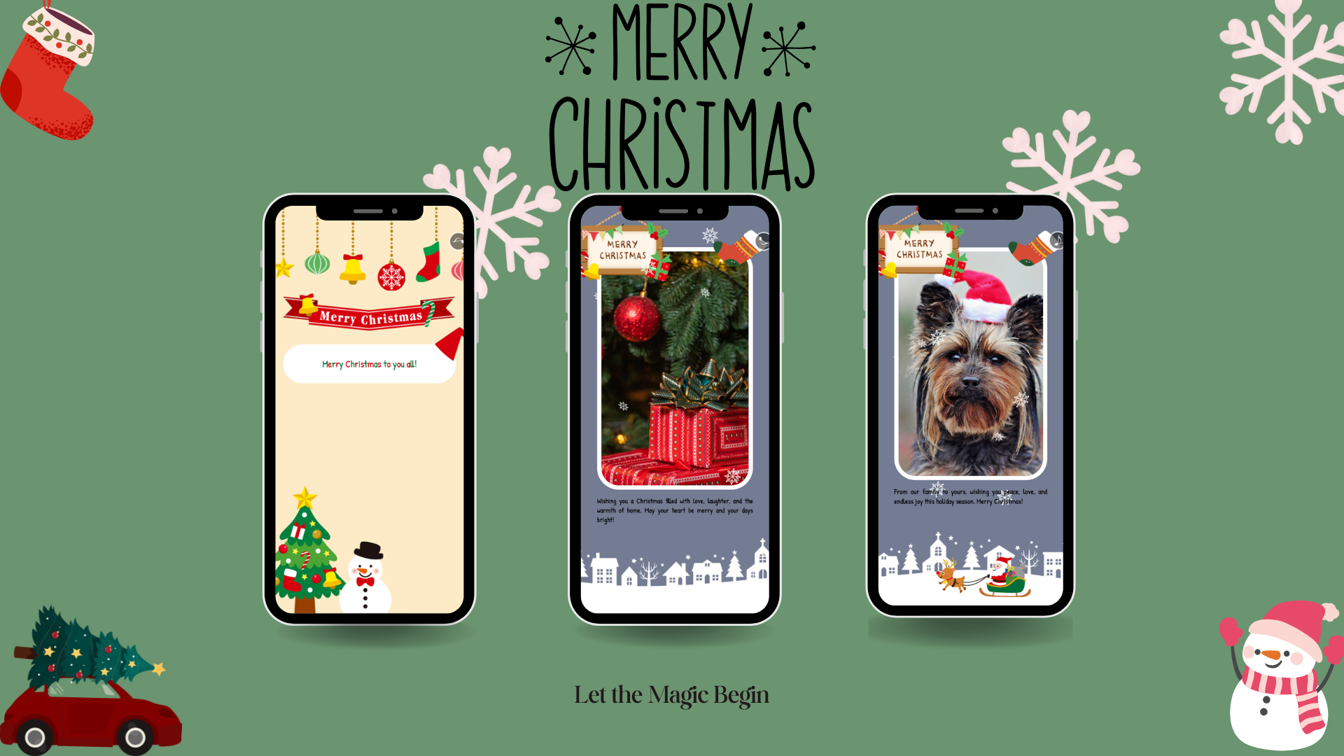 Christmas greeting card